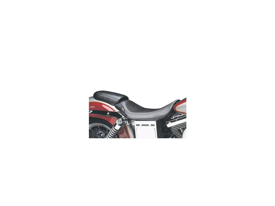 Harley Davidson FXDWG [1996-2003] – Bare Bones Soziuspolster Glattes Schwarzes Vinyl