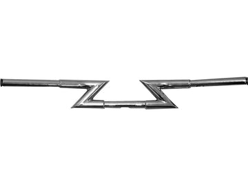 Harley Davidson Sportster [1982-2020]-1 1/4 "Z-bar handlebar with dellen 3-hole chrome