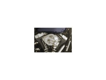 Harley Davidson Sportster [1991-2006]-Flame skull air filter - 0