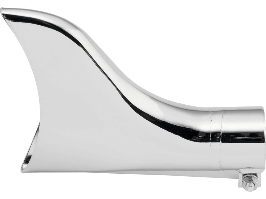 Harley Davidson – Klemmbarer Fishtail-Auspuffendstück Chrom 1,75"
