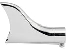 Harley Davidson – Klemmbarer Fishtail-Auspuffendstück Chrom 1,75"-3