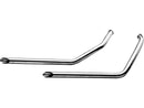 Harley Davidson Dyna [1991-2011] -Slash Cut Drag Pipes pour les modèles Dyna Chrome 1,75 "-3
