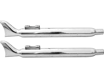 Harley Davidson Touring [1995-2016] – Fishtail Slip-On Schalldämpfer Chrom