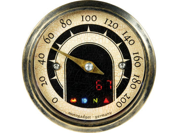 Harley Davidson Sportster [1986-2013] – motoscope tiny vintage Tachoskala: 200 mph;