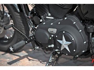 Harley Davidson Sportster [2004-2020] – Open Mind Kupplungsdeckel 6-Loch zweifarbig - 0