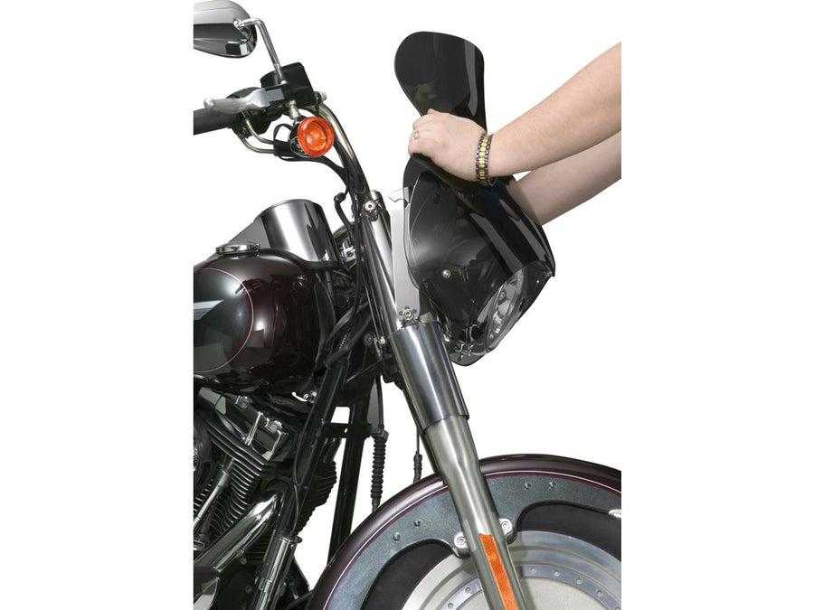 Harley Davidson FLSTF [2014-2017]-Stinger windshield height: 12.5 "