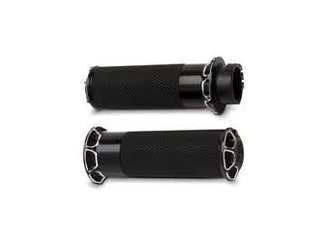 Harley Davidson Touring [2008-2024]-Snit fusion handles black anodized 1 "