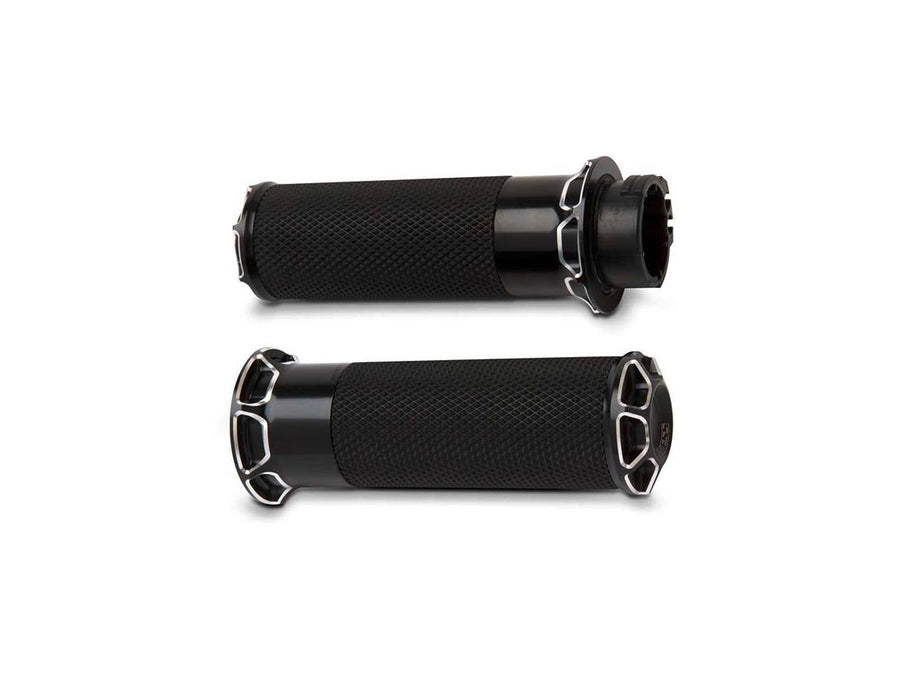 Harley Davidson Touring [2008-2024] -Snit Fusion gère Black Anodisé 1 "