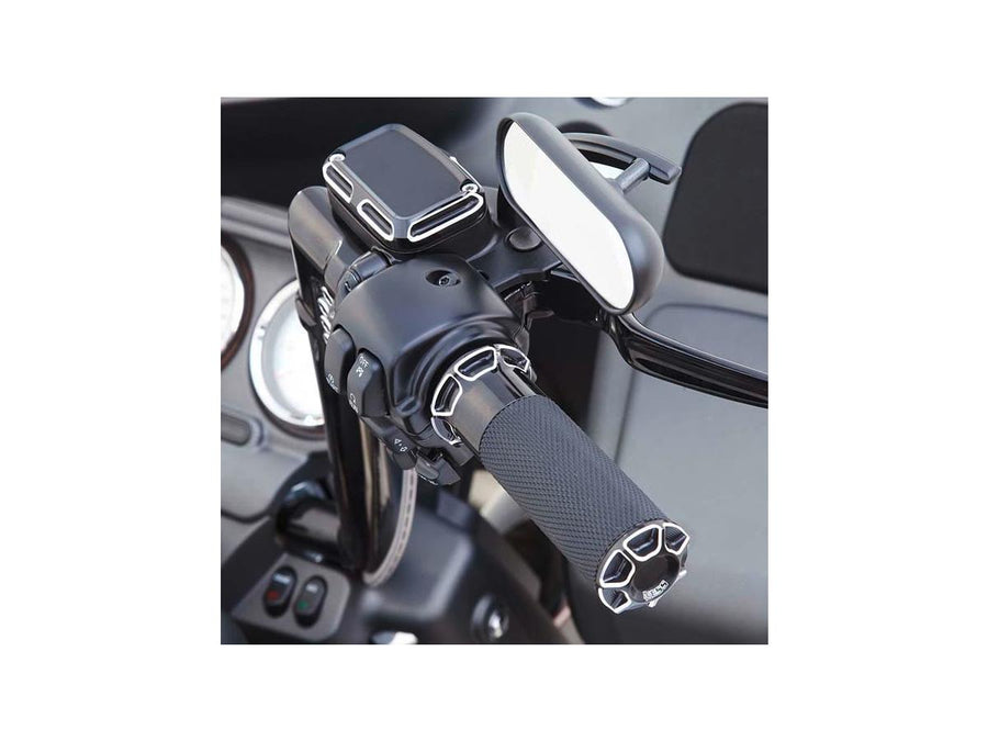 Harley Davidson Touring [2008-2024] -Snit Fusion gère Black Anodisé 1 "