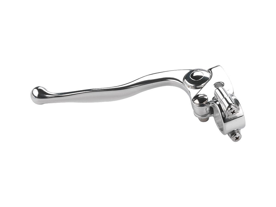 Harley Davidson – Klassische Kupplungszug-Halterung Aluminium poliert 1"