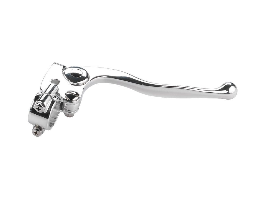 Harley Davidson – Klassische Bremszughalterung Aluminium poliert für 1"