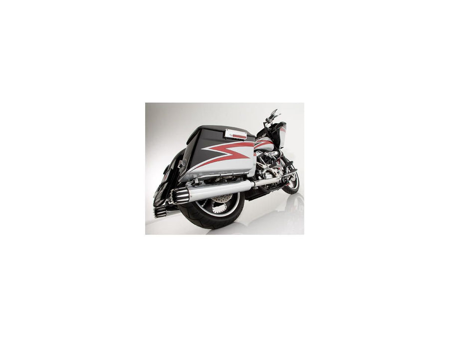Harley Davidson – 3,5" Endkappe Jaffe Afterburner Schwarz Schwarz Schnitt 3,5"