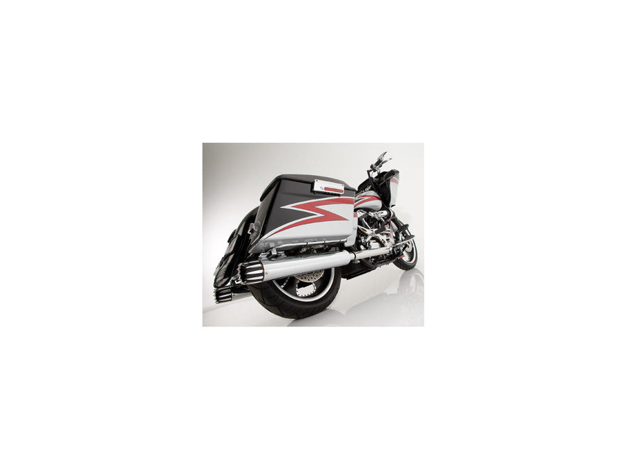 Harley Davidson – 3,5" Endkappe Jaffe Afterburner Schwarz Schwarz Schnitt 3,5"