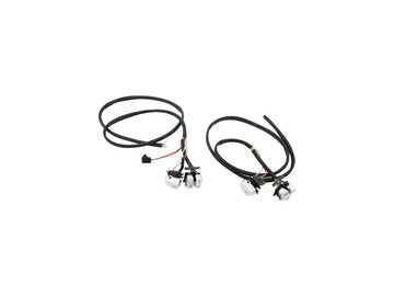 Harley Davidson Dyna [1996-2006]-complete handlebar cable tree with chromeed