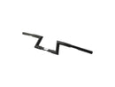 Harley Davidson-1 1/4 "Z-bar with 1" clamp diameter, notched handlebar, 3-hole-1