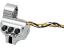 Harley Davidson - Assemblage de boîtier de commutation de contour quatre touches (1 commutateur OEM)-3