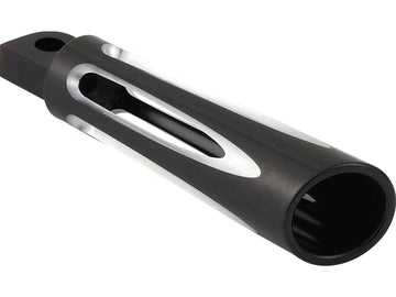 Harley Davidson Sportster [1991-2020]-deep cut footrest black, anodized