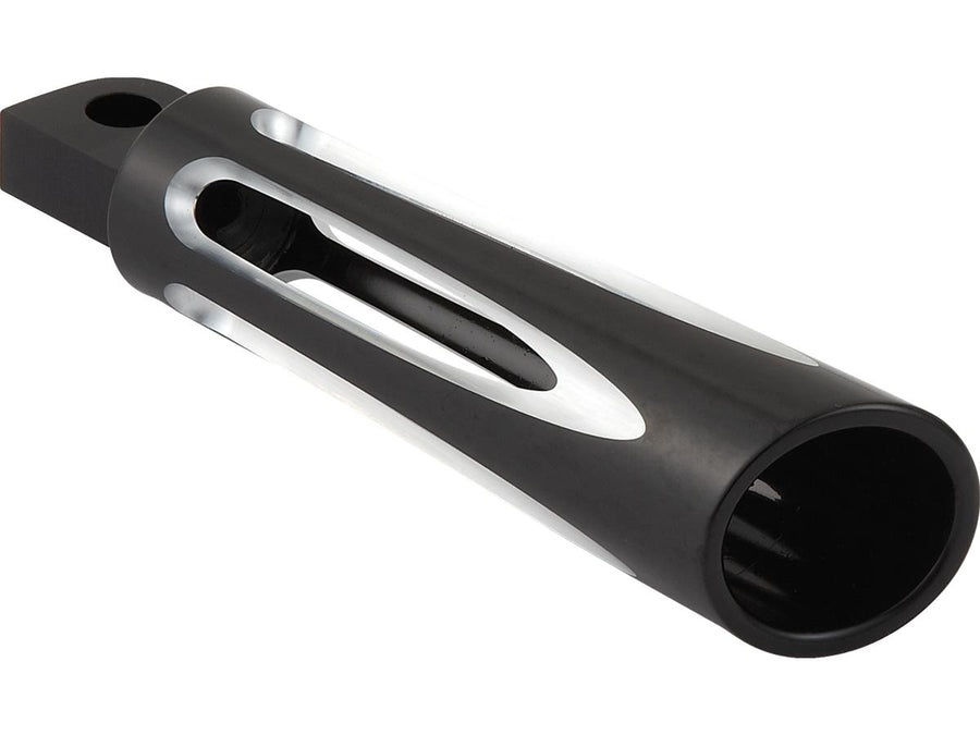 Harley Davidson Sportster [1991-2020] -Deep Cut Foot Rack Black, Anodisé