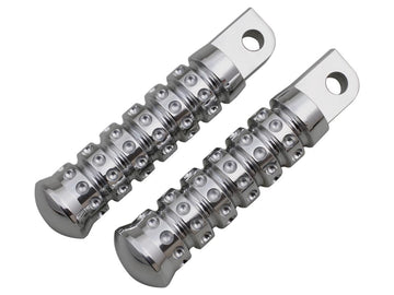 Harley Davidson Sportster [1991-2020] -Ribbed Footrest Chrome