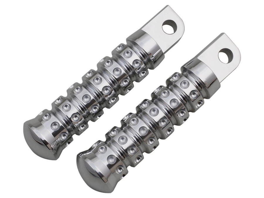 Harley Davidson Sportster [1991-2020] -Ribbed Footrest Chrome