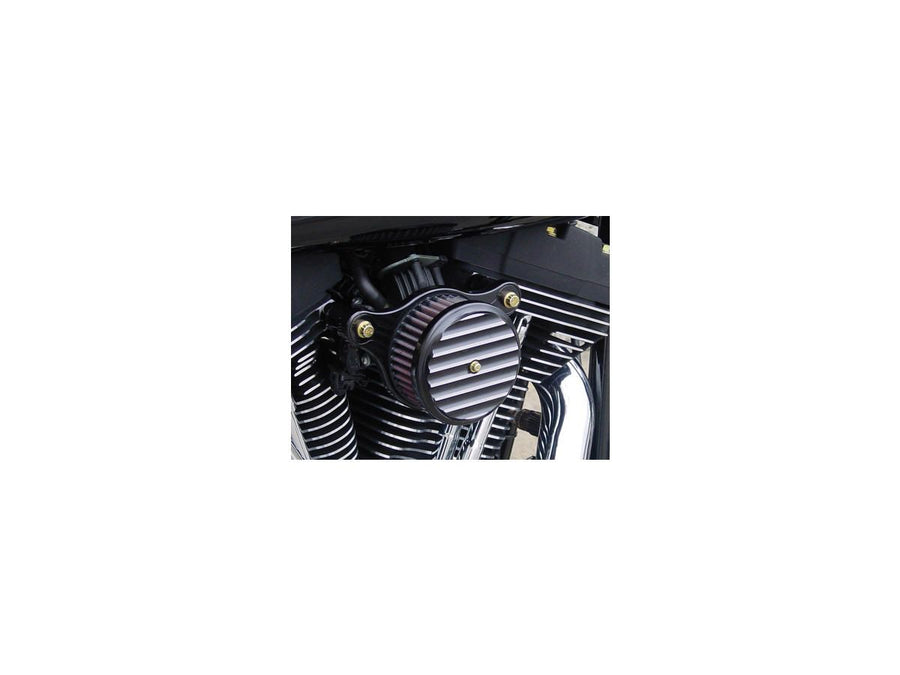 Harley Davidson Dyna [1999-2017] – Hochleistungs-Luftfilter Schwarz, Gerippt