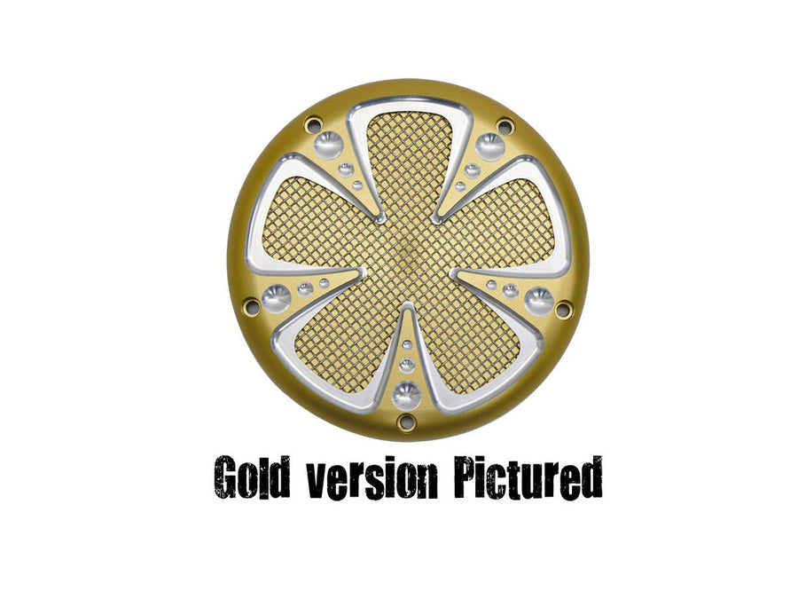 Harley Davidson Fl Shovel [1970-1984] -Mesh Derby Cover Gold