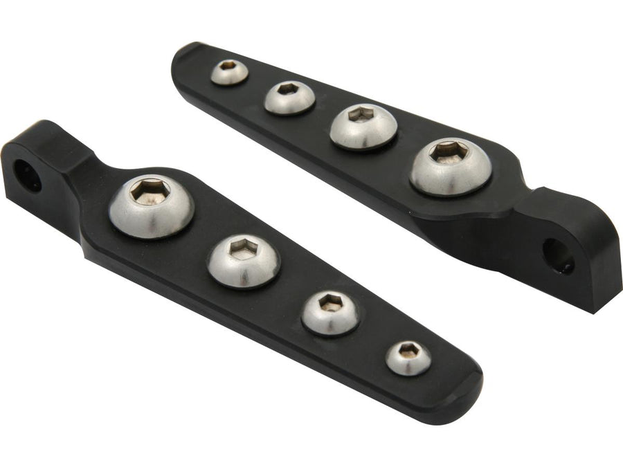 Harley Davidson Sportster [1991-2020]-Bolzen pattern footrest co-drivers black