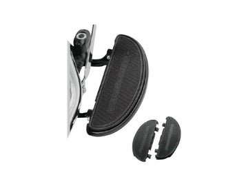 Harley Davidson Touring [1985-2025]-Half moon Food boards Black - 0