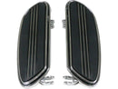Harley Davidson Touring [1985-2025] – Verlängerte Trittbretter Schwarz-2