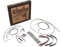 Harley Davidson Touring [2008-2013] -13 "Sorgon de câble de barre d'excavatrice Ensemble en acier inoxydable transparent-1