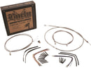 Harley Davidson FXS [2011-2012]-14 "Gorilla bar cable set stainless steel clear ...-1