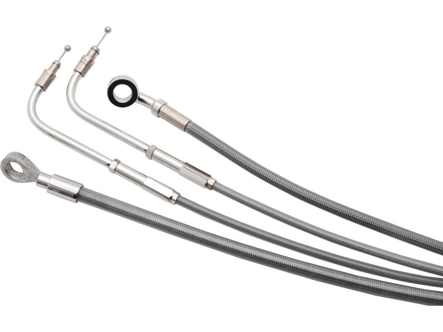 Harley Davidson Flhtcu [2014-2016]-15 "excavator bar cable set black vinyl ABS
