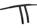 Harley Davidson Sportster [1986-2020] – 12 T-Bar Lenker Nicht Gekerbt 4-Loch Schwarz-1