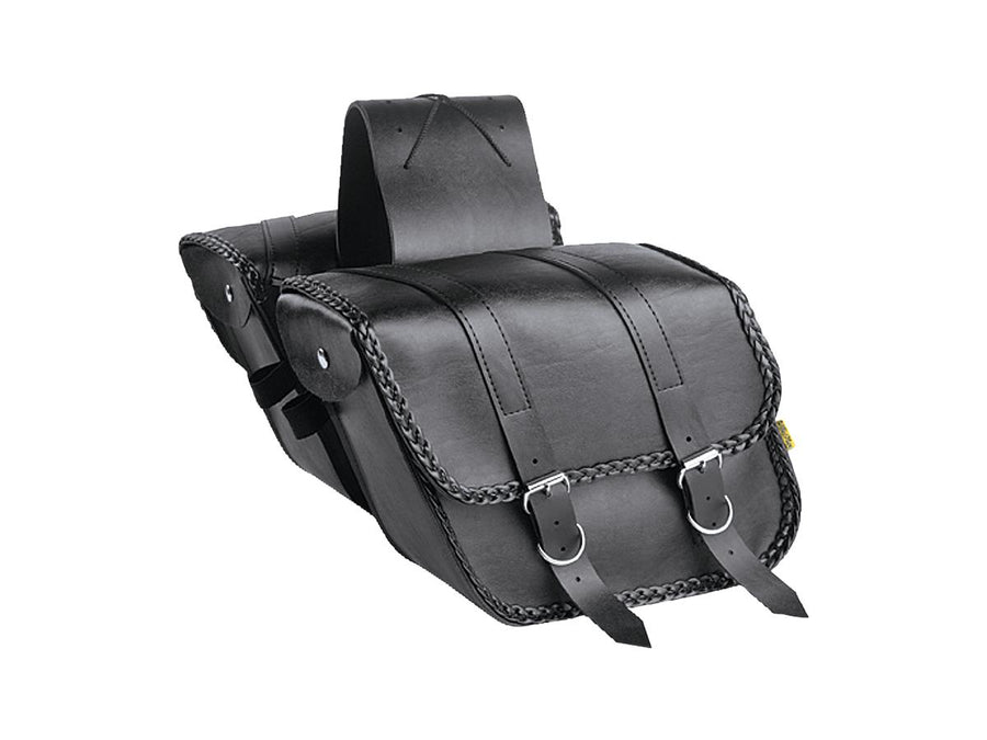 Harley Davidson-braided sloping overnight saddish pockets compact