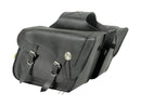 Harley Davidson – Deluxe Fleetside Schräge Überwurf-Satteltaschen Schwarz-1