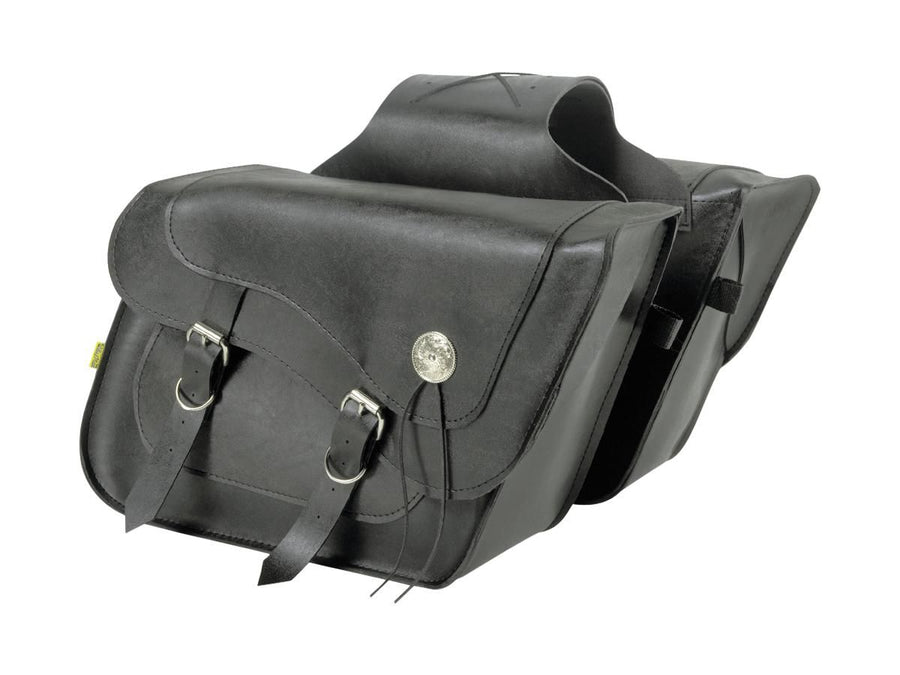 Harley Davidson – Deluxe Fleetside Schräge Überwurf-Satteltaschen Schwarz
