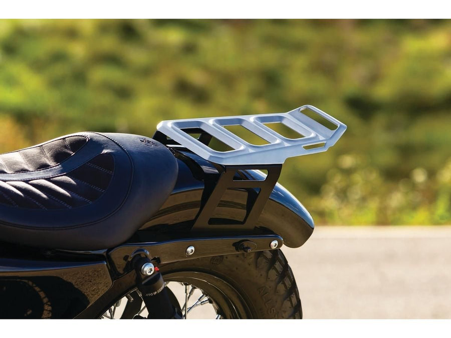 Harley Davidson Sportster [2004-2020]-Dillinger luggage rack silver