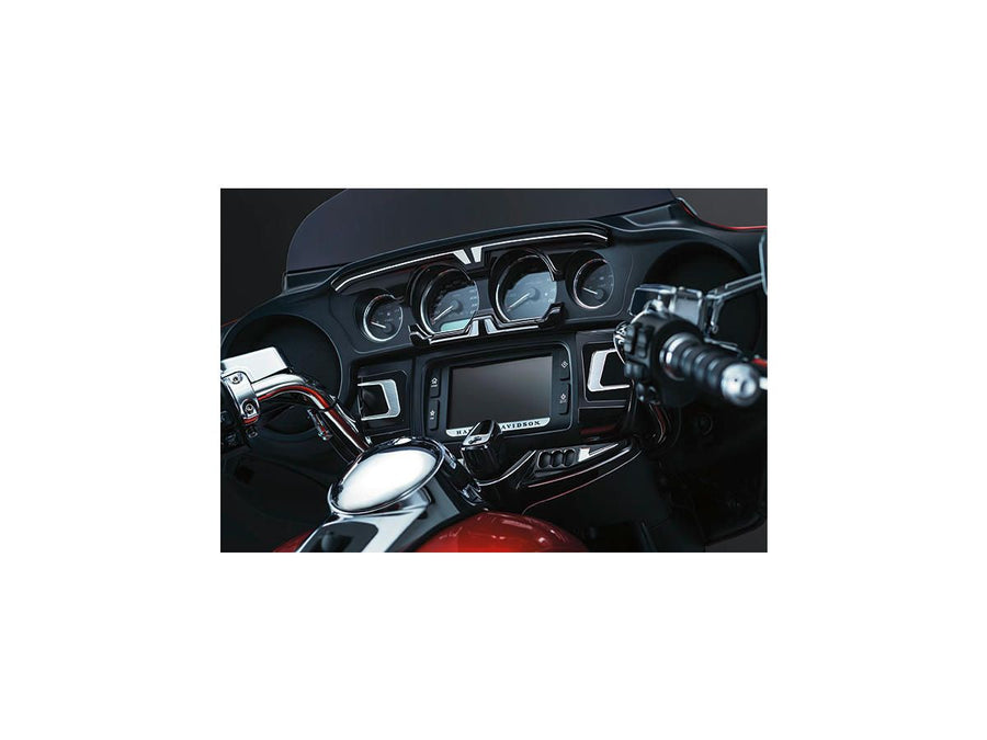 Harley Davidson Touring [2014-2024]-switch panel accent Schwarz