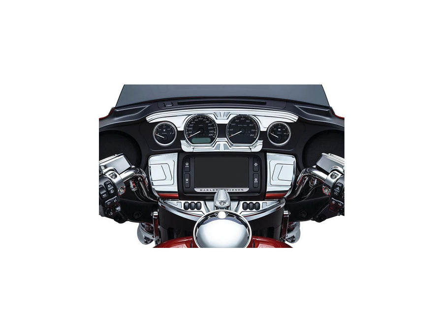 Harley Davidson Touring [2014-2024]-measuring device accent cladding above chrome