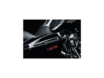 Harley Davidson Touring Note [1993-2013]-SattelTeltaschendeckel accent Schwarz