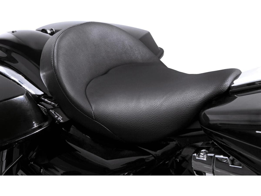 Harley Davidson Touring [2008-2025] -Bigiste Solo Vinyl siège noir en vinyle