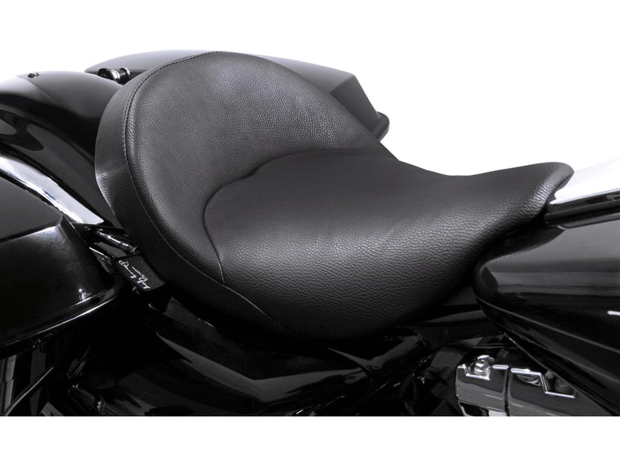 Harley Davidson Touring [2008-2025] -Bigiste Solo Vinyl siège noir en vinyle