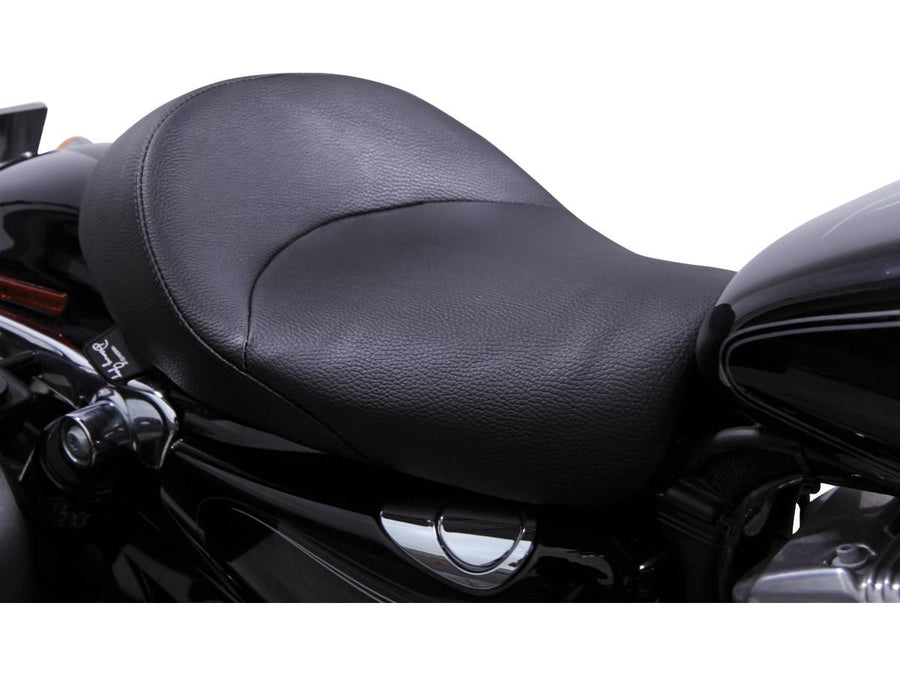 Harley Davidson Dyna [2006-2017] -Bigiste Vinyl Seat Vinyle Vinyle noir