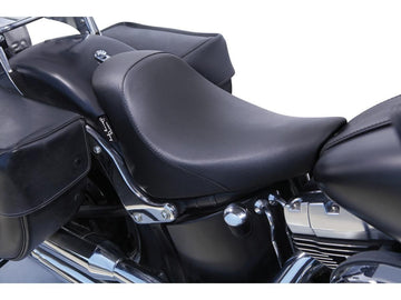Harley Davidson Flstf [2014-2017] -Minimaliste en vinyle solo siège noir en vinyle