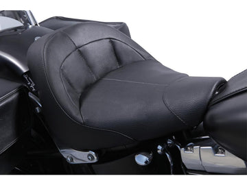 Harley Davidson Flstf [2014-2017] -Bigiste solo air-1 siège noir vinyle