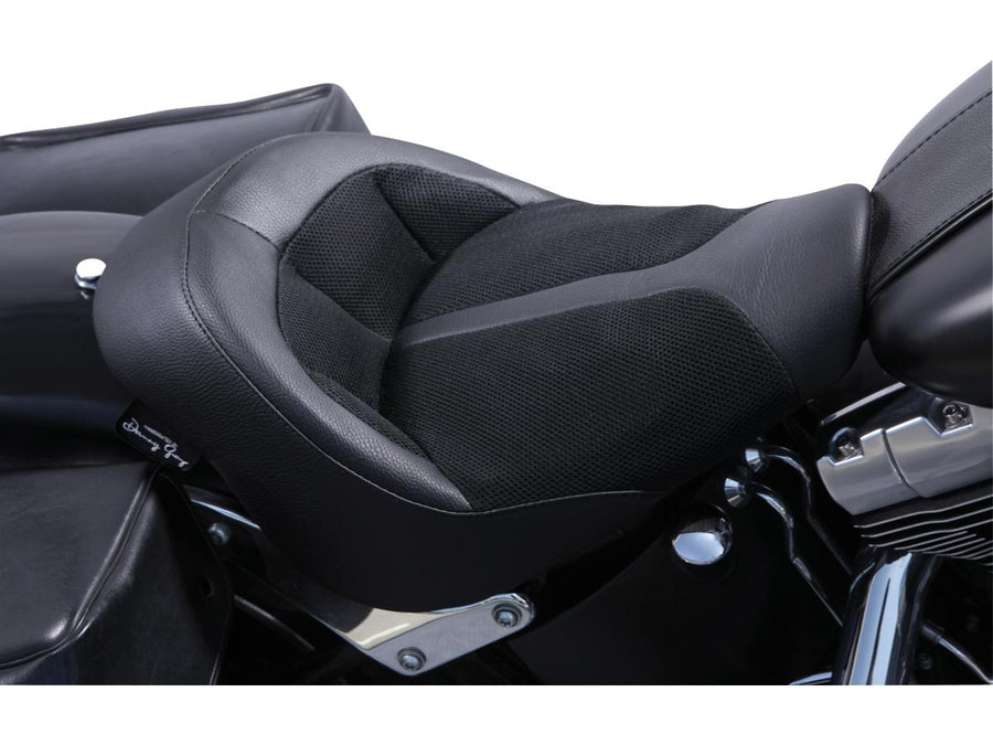 Harley Davidson Flstf [2014-2017] -Bigiste solo air-2 siège noir