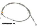 Harley Davidson Dyna [1991-2005] – Edelstahlummanteltes Kupplungskabel -8" Edelstahl-1