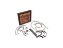 Harley Davidson Flhr [2007-2007] -14 "Ensemble de câbles de barre gorille en acier inoxydable avec plus clair-3
