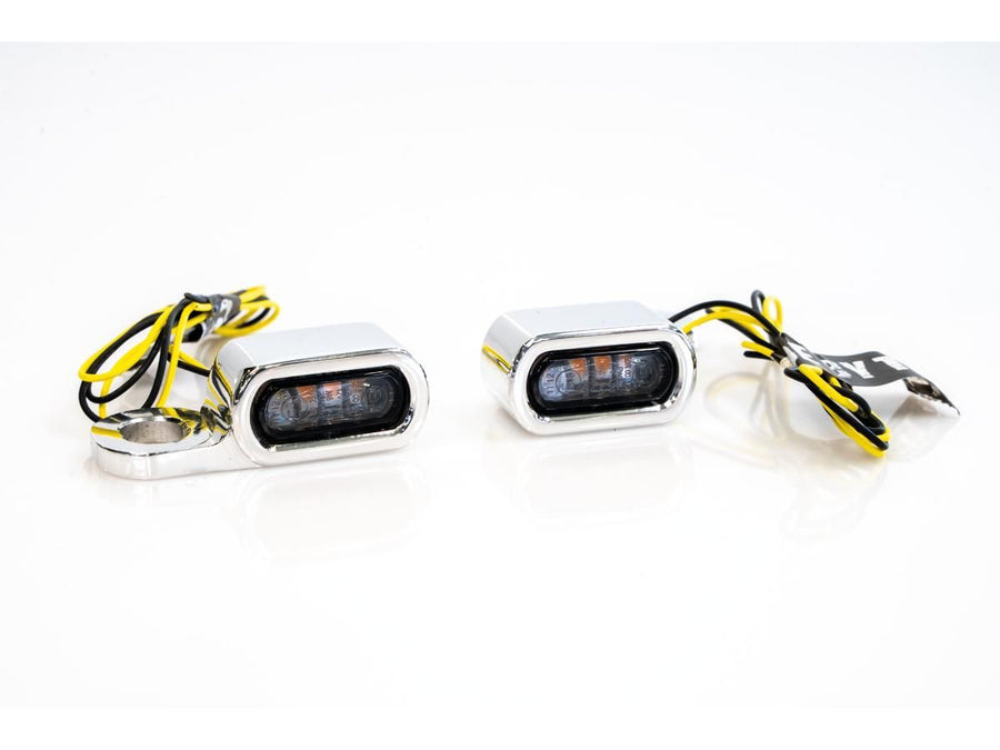 Harley Davidson Touring [2021-2024] -Stripes LED Turn Signal Aluminium Poighed Light