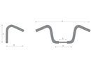 Harley Davidson Touring [2008-2013]-1 1/4 "Fat excavator handlebar not noticed 3-hole-2